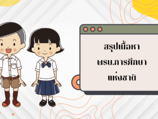 พรบ.การศึกษาแห่งชาติ